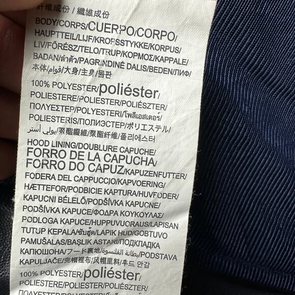 Under Armour Storm Penn State Parka Raincoat Jacket Men Large UW7233 Blue Hooded - Picture 13 of 16